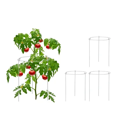 Produktbild von relaxdays Graue Rankhilfe 29 cm 4er Set