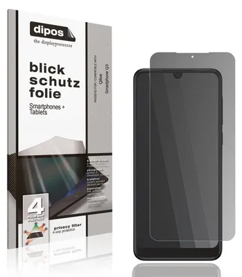 Obrázek produktu pro Ochranná fólie proti odleskům pro smartphone Qilive Q3, matná povrchová úprava, fólie na obrazovku, značka dipos