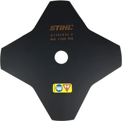 Image de Couteau à herbe 4 pales diamètre 230mm alésage 25,4mm - STIHL - 4001-713-3801