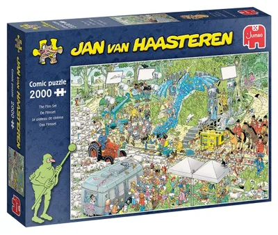 Produktbild von Jan van Haasteren-Puzzle, 2000 Teile: Der Filmset