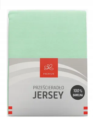 Produktbild von Textom Jersey Bettlaken PREMIUM 160x200 Grün mit Gummizug
