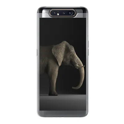 Produktbild von MuchoWow® Handyhülle Schutzhülle Hülle für Samsung Galaxy A80 Elefant - Tiere - Licht Silikon Softcase Handy Hülle - Schutzdeckel