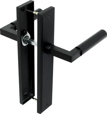 Produktbild von Türbeschlag 2313 Camilla LS Blind Schwarz PVD Baustil Türdrücker Türklinke Türgriffe