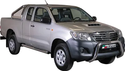 Obrázok produktu pre Ochranná lišta predného nárazníka pre Toyota Hilux 2011-2015 ø76mm oceľová strieborná ochrana