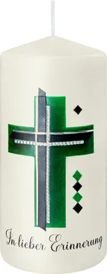 Produktbild von Trauerkerze "Ruhe in Frieden" Elfenbein 150 x Ø 68 mm