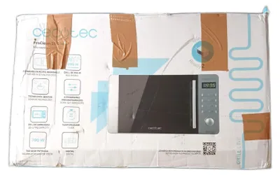 Produktbild von Cecotec ProClean 5110 Inox, Arbeitsplatte, Grill-Mikrowelle, 20 l, 700 W, Eingebautes Display, LED