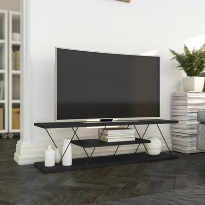 Image de Skye Decor, Canaz v2 - Anthracite, Gris, Meubles TV, Anthracite, 120 x 33 x 33 cm