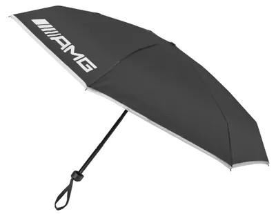 Produktbild von Mercedes-AMG Taschenschirm, schwarz/weiß