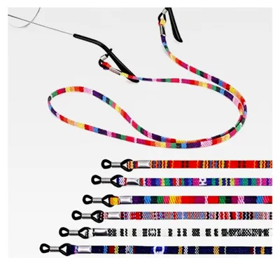 Produktbild von Brillenband 6 Stück, geflochtene Kette für Lesebrillen und Sonnenbrillen