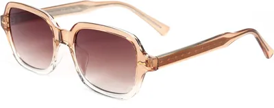 Produktbild von Moderne Sonnenbrille transparenter Rahmen Gläser braun