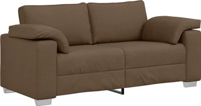 Obrázok produktu pre vidaXL Dvojmiestna pohovka, hnedá, 180 cm, látková