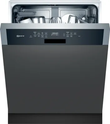 Produktbild von Neff S147EAS36E, Halb integriert, Standardgröße (60 cm), Edelstahl, Berührung, 1,75 m, 1,9 m