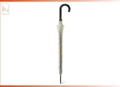 A closed umbrella is shown against a white background.