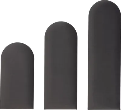 Image de Panneau rembourré Komvortowy 100 x 30 cm gris foncé Smart Velvet