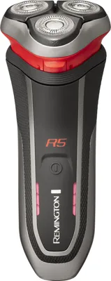 Produktbild von Remington R5 R5000, Rotationstrasierer, Tasten, Schwarz, Rot, Batterie/Akku, 50 min, 2 h