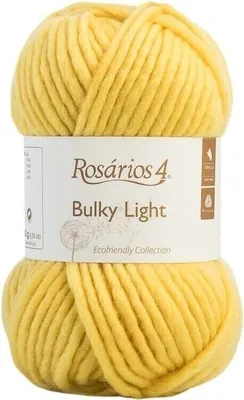 Obrázek produktu pro Rosários 4 Bulky Light 127 Yellow Pletací příze