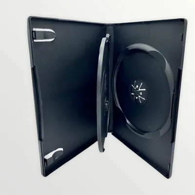 Immagine prodotto di Custodia per DVD a 3 dischi, colore nero, confezione da 50 pezzi