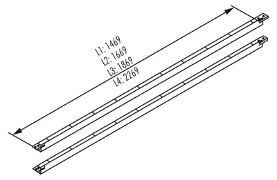 Image de Traverse Naber, longueur : 1470 mm  - Tablon
