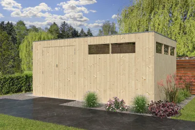 Produktbild von Gartenhaus Modell QBV-Line 14,90 m²