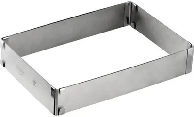 Produktbild von Dr. Oetker Backrahmen Varino ausziehbar 27,5-52x18,5-34x5cm Edelstahl