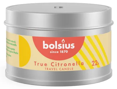 Image de Bougie à la citronnelle Bolsius dans une boîte en fer-blanc « True »
