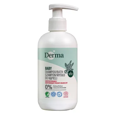 Productafbeelding van Natuurlijke, milde shampoo en badschuim voor baby's, 250 ml