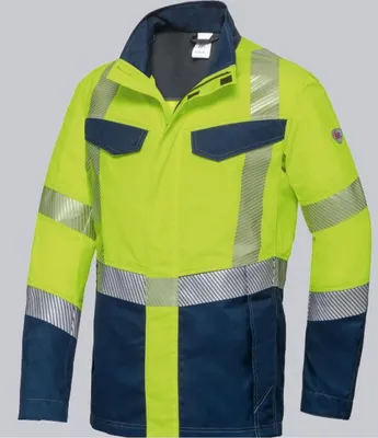 Image de Veste de travail BP® pour hommes - jaune clair/bleu nuit - 48/50l