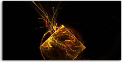Produktbild von Coloray Spritzschutz aus Glas 100x50  Wandkunst Küchenrückwand Wand Kunst Bild abstrakte fraktale