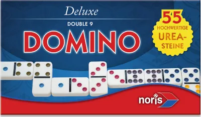Produktbild von Noris Spiele Deluxe Doppel 9 Domino; 606108003