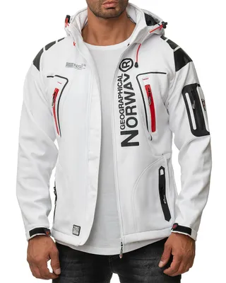 Produktbild von Geographical Norway Herren Regular Fit Jacke techno men White L