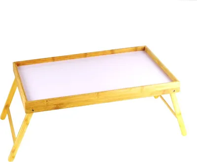 Produktbild von Bambus Tablett klappbar - Frühstück im Bett Tablett - leichtes Gewicht
