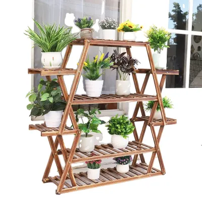 Image de Support pour plantes, très grande taille, design à plusieurs niveaux
