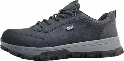 Immagine prodotto di Scarpe da uomo Rieker, modello stringato, scarpa sportiva, colore nero, adatte al tempo libero