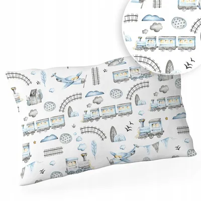 Produktbild von Kinder Kopfkissen 40x60 cm – Kleinkind Kissen – Antiallergisch – 100% Baumwolle
