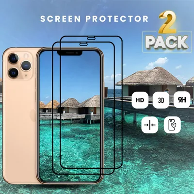 Zdjęcie produktu dla 2-pak Apple iPhone 12 PRO MAX - Szkło hartowane 9H - Wysokiej jakości osłona ekranu 3D