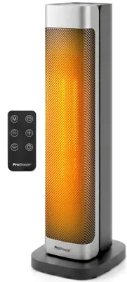 Zdjęcie produktu dla Grzejnik elektryczny Torenkachel – moc 2200 W – czarny – z funkcją oscylacji