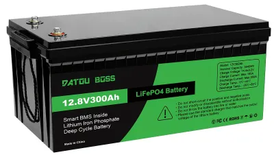 Image de Batterie lithium-ion - Batterie lithium - Batterie LiFePO4 - Batterie 12V - Batterie à décharge profonde - Capacité de 300 Ah
