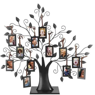 Productafbeelding van Famanu fotolijst met decoratieve fotohanger in boomvorm