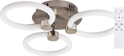 Obrázok produktu pre Rabalux Chrómové stropné LED svietidlo Sotiris 410mm 21W CCT s DO 71007
