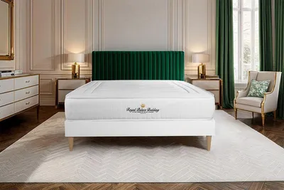 Produktbild von LANCASTER Matratze 180 x 200 cm + Bettgestell mit Lattenrost, Härtegrad 4 , Taschenfedern und Memory-Schaum , Höhe : 22 cm