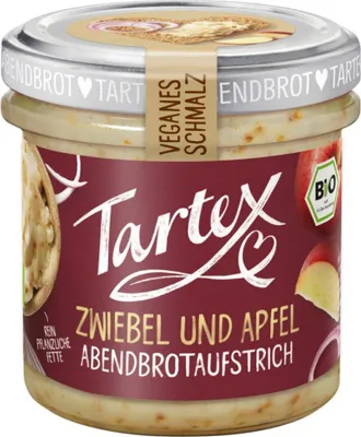 Produktbild von Tartex Veganes Schmalz Zwiebel und Apfel -  - 125g