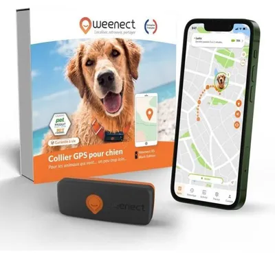 Immagine prodotto di GPS Tracker for Dogs - Weenect XS (Black Edition 2023)