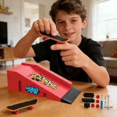 Immagine prodotto di Set di rampe per fingerboard per un'esperienza di skate creativa
