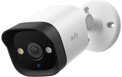 Obrázek produktu pro Eufy T8P00321, Bezpečnostní IP kamera, Venkovní, Kabel, Strop/zeď, Černá, Bílá, Kulka (tvar)
