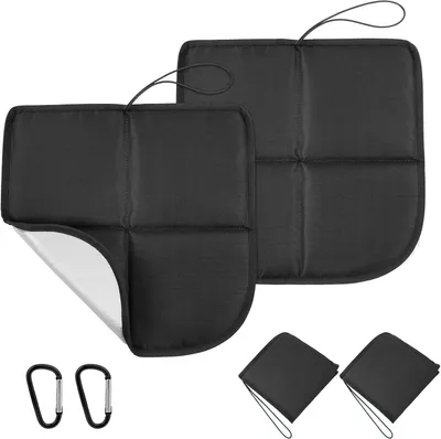 Imagen del producto de Cojines plegables, impermeables, de 40x40 cm, con mosquetón, para actividades al aire libre