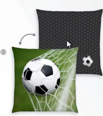 Produktbild von Herding Fußball Dekokissen Dekokissen Gr. 40/40 cm