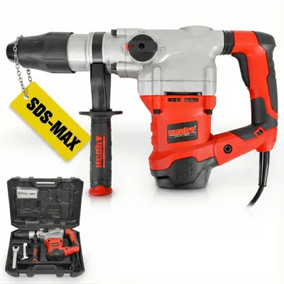 Produktbild von HECHT 1069 Bohrhammer SDS-Max | 1600 W | mit Koffer | inklusive viel Zubehör