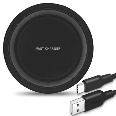 Produktbild von QI Wireless Ladestation für Smartphone Kabelloses Induktives Ladegerät 15W