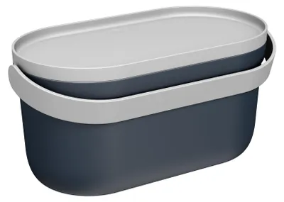 Immagine prodotto di GARANTIA NOVA bidone per rifiuti organici 5 L, grigio grafite / grigio pietra
