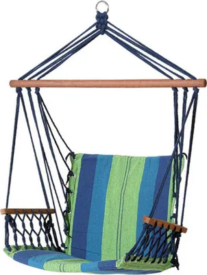 Produktbild von Hängematte Bunt Blau 100 x 50 x 3 cm